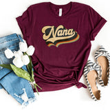 T-Shirt-Vintage Nana T-Shirt-S-Maroon-Jack N Roy