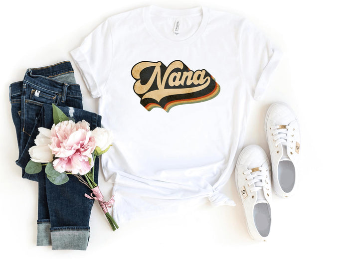 Shirts & Tops-Vintage Nana T-Shirt-S-White-Jack N Roy