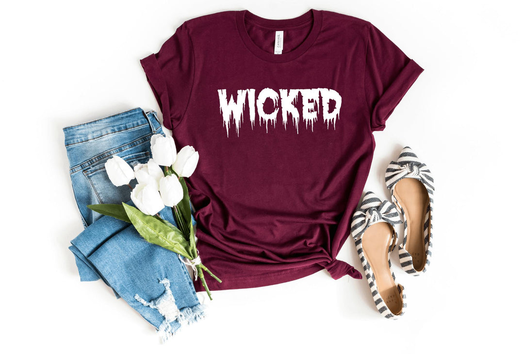 Shirts & Tops-Wicked T-Shirt-S-Maroon-Jack N Roy