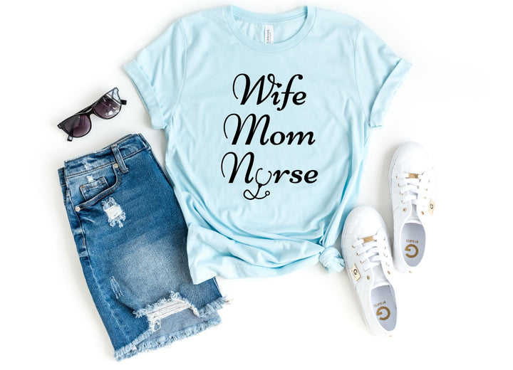 Shirts & Tops-Wife Mom Nurse T-Shirt-S-Heather Ice Blue-Jack N Roy