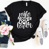 T-Shirt-Wife Mother Dog lover T-Shirt-S-Black-Jack N Roy