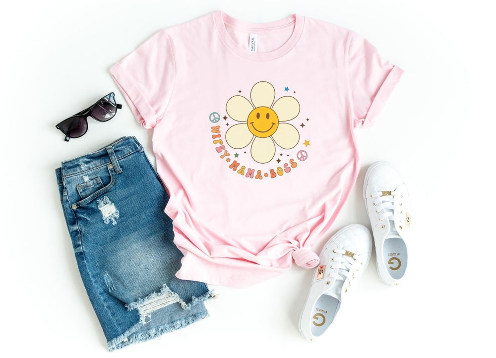 Shirts & Tops-Wifey Mama Boss T-Shirt-S-Pink-Jack N Roy