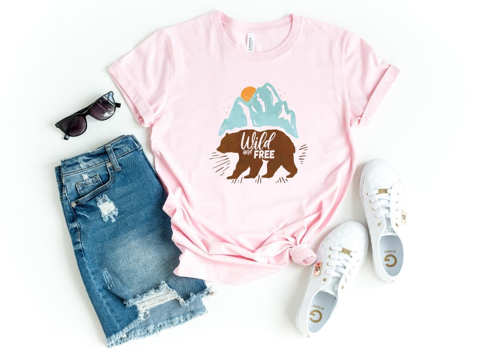 Shirts & Tops-Wild And Free T-Shirt-S-Pink-Jack N Roy