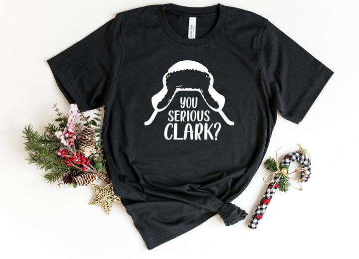 Shirts & Tops-You Serious Clark? T-Shirt-S-Black-Jack N Roy