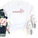 T-Shirt-# momlife T-Shirt-S-White-Jack N Roy