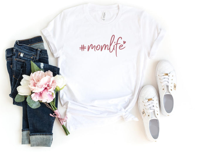 Shirts & Tops-# momlife T-Shirt-S-White-Jack N Roy