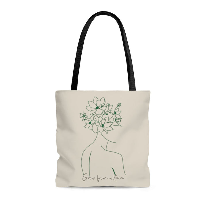 Tote Bag-Grow From Within Tote Bag-Medium-Jack N Roy