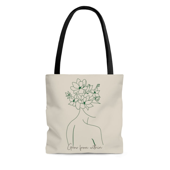 Tote Bag-Grow From Within Tote Bag-Small-Jack N Roy