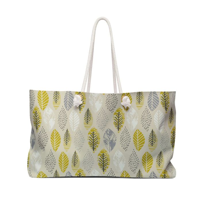 Bags-Leaves Weekender Bag-24" × 13"-Printify