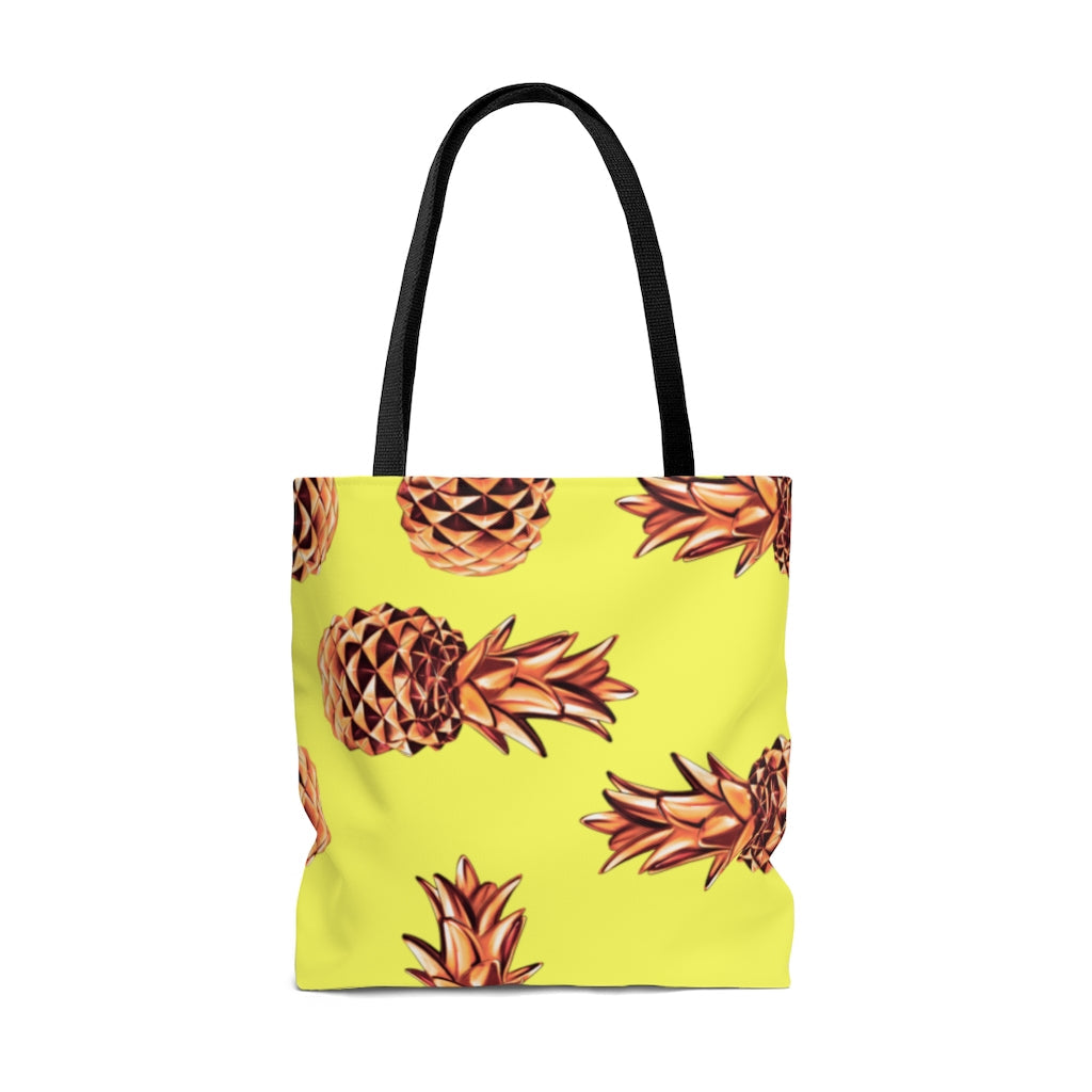 Bags-Bronze Pineapples Tote Bag-Printify