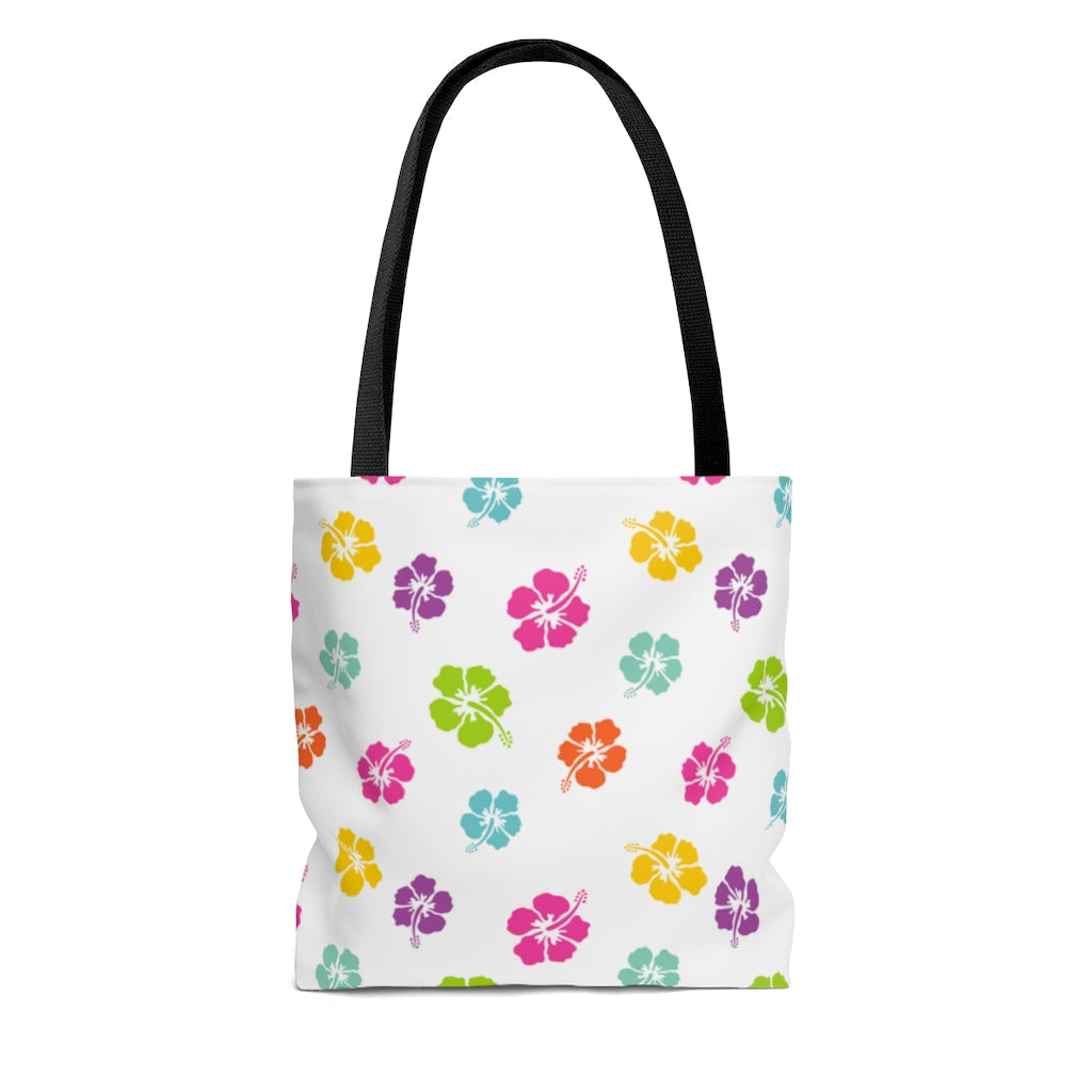 Bags-Colourful Flowers Tote Bag-Jack N Roy