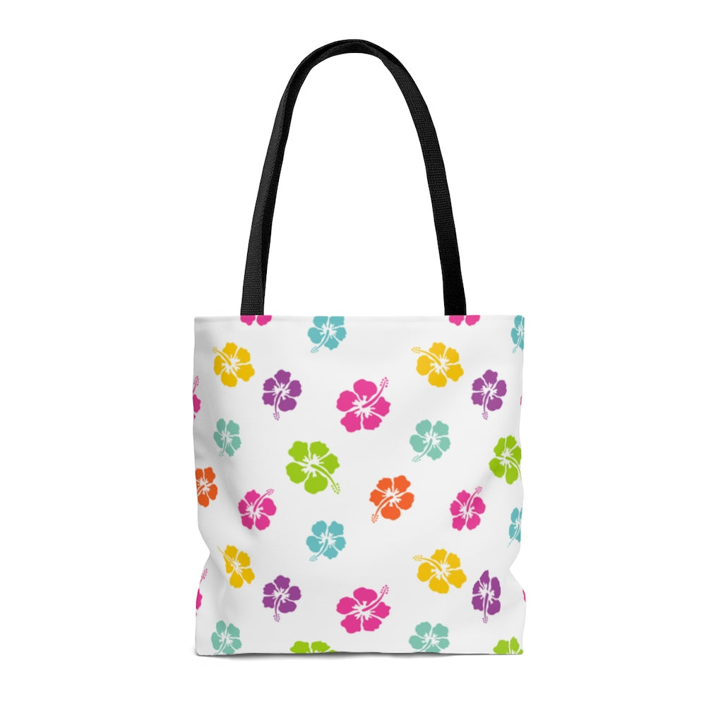 Bags-Colourful Flowers Tote Bag-Jack N Roy