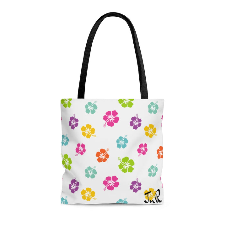 Bags-Colourful Flowers Tote Bag-Medium-Jack N Roy