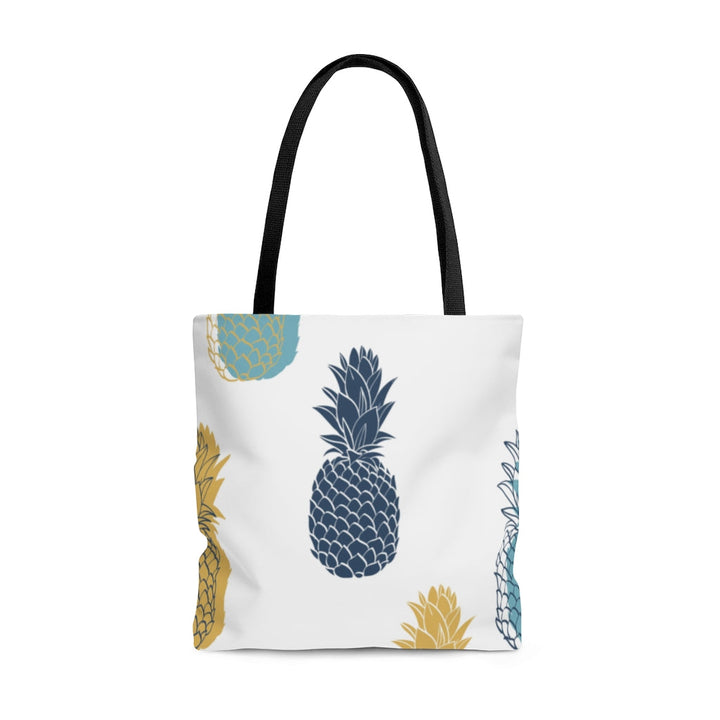 Bags-Colourful Pineapples Tote Bag-Large-Printify