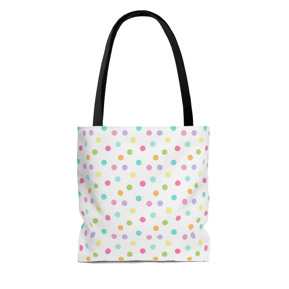 Bags-Colourful Polka Dot Tote Bag-Printify
