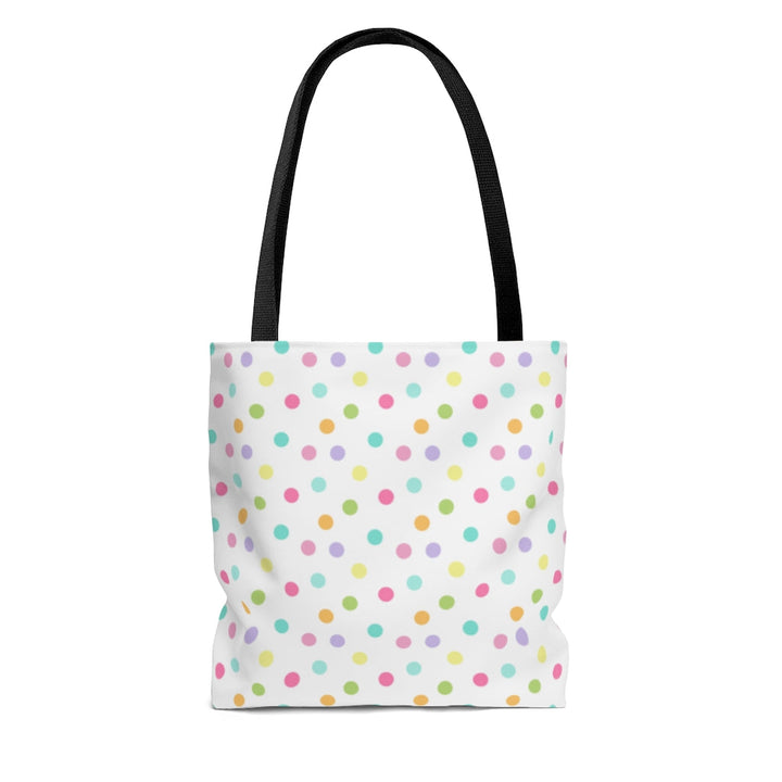 Bags-Colourful Polka Dot Tote Bag-Printify