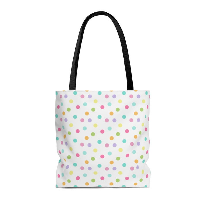 Bags-Colourful Polka Dot Tote Bag-Printify