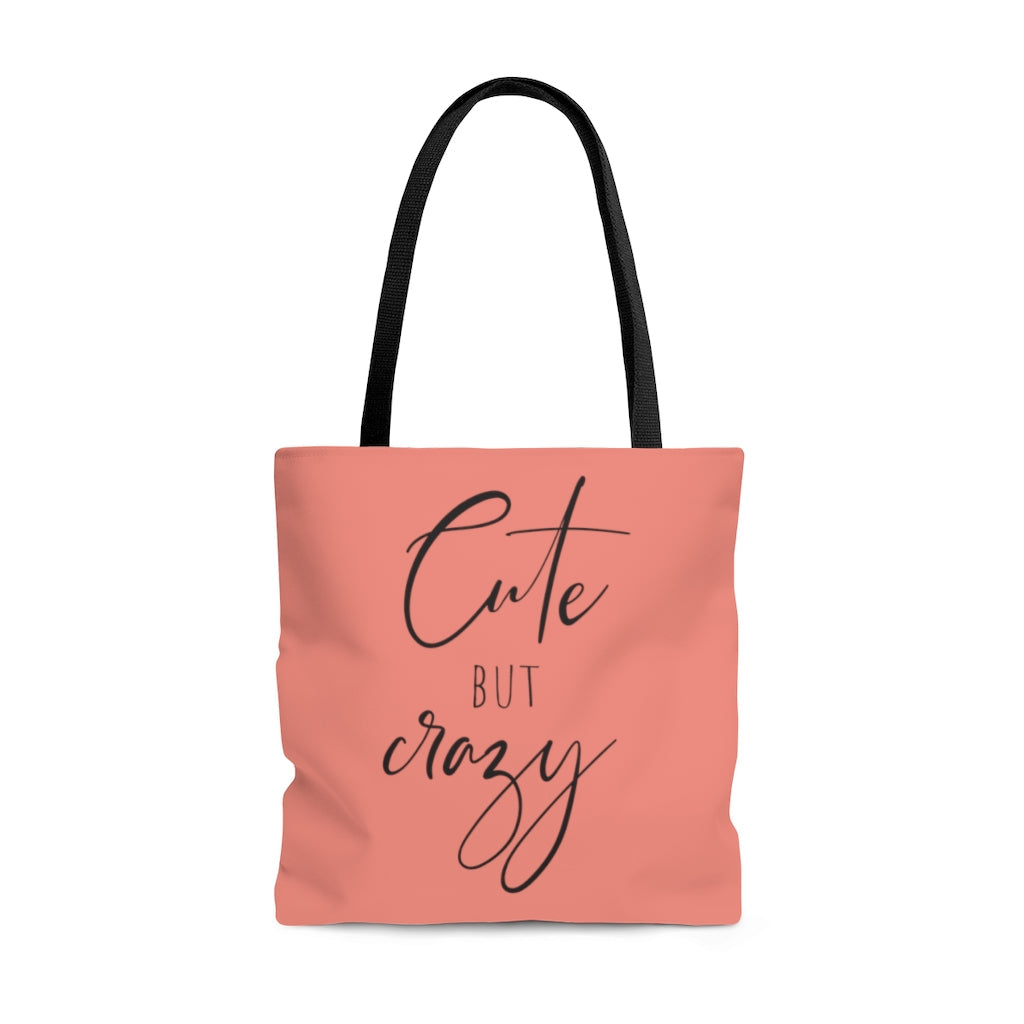 Bags-Cute But Crazy Tote Bag-Large-Jack N Roy
