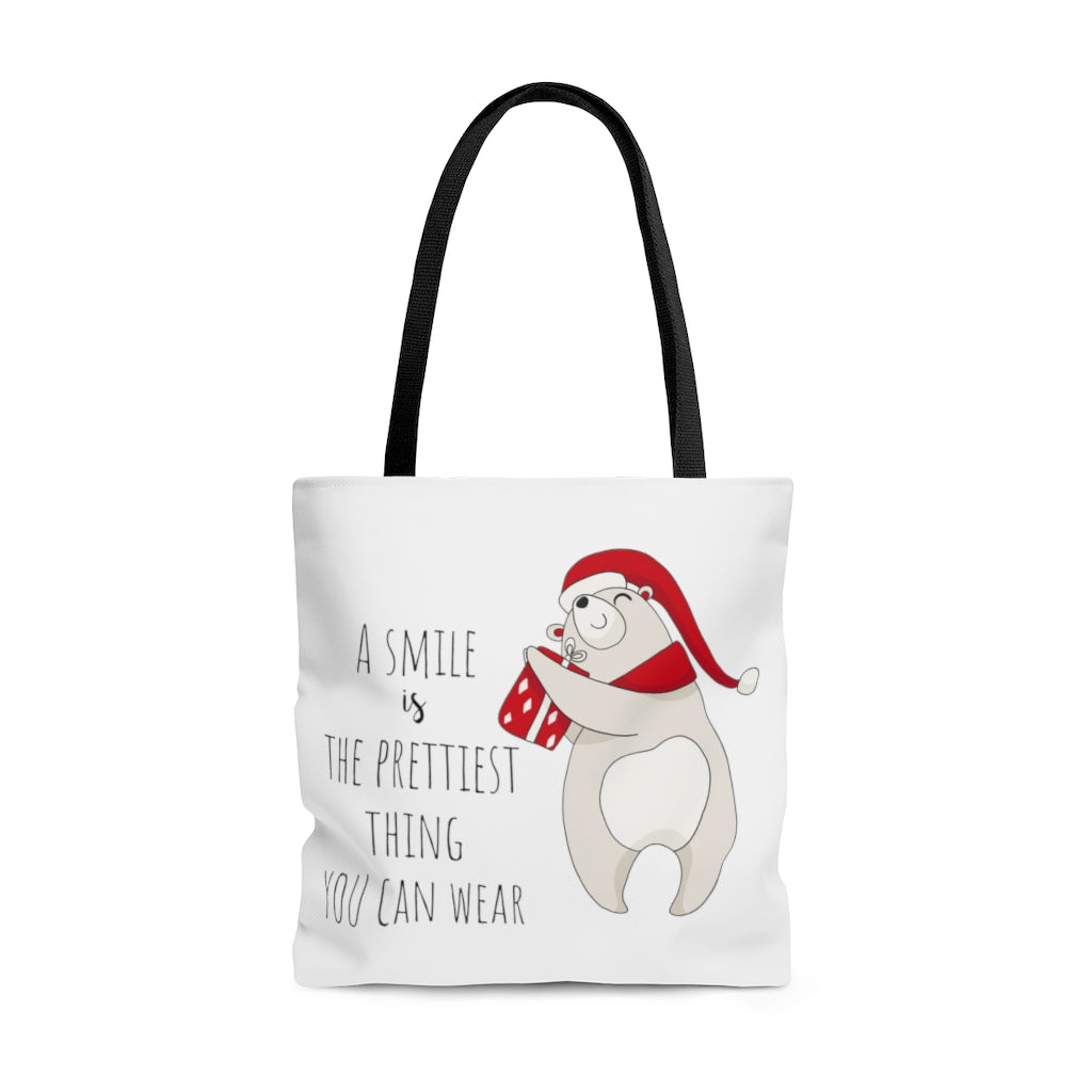 Bags-Cute Polar Bear Tote Bag-Large-Jack N Roy