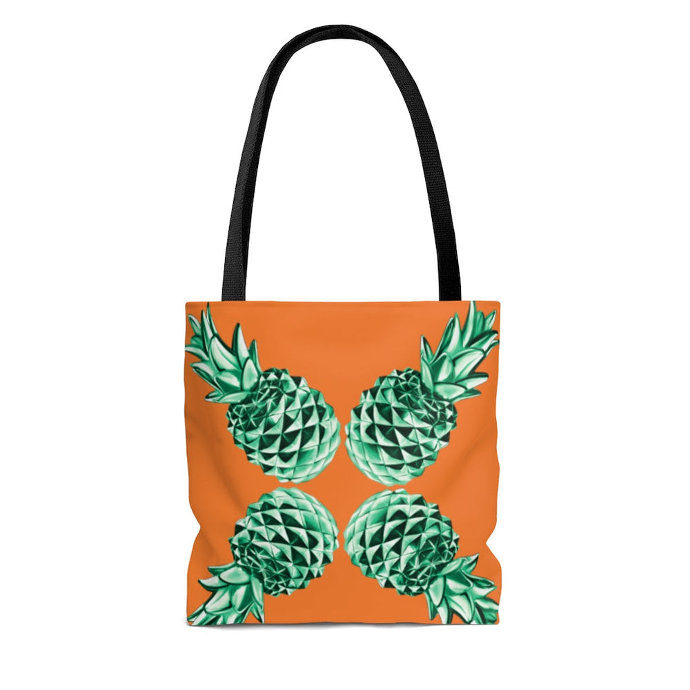Bags-Emerald Pineapples Tote Bag-Printify