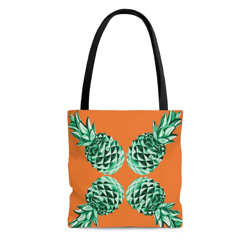 Bags-Emerald Pineapples Tote Bag-Small-Printify