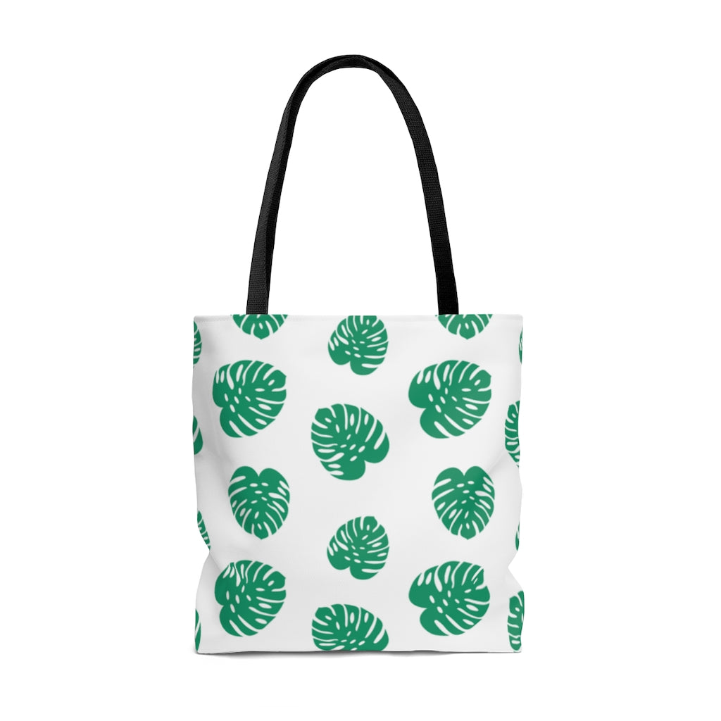 Bags-Green Leaves Tote Bag-Jack N Roy