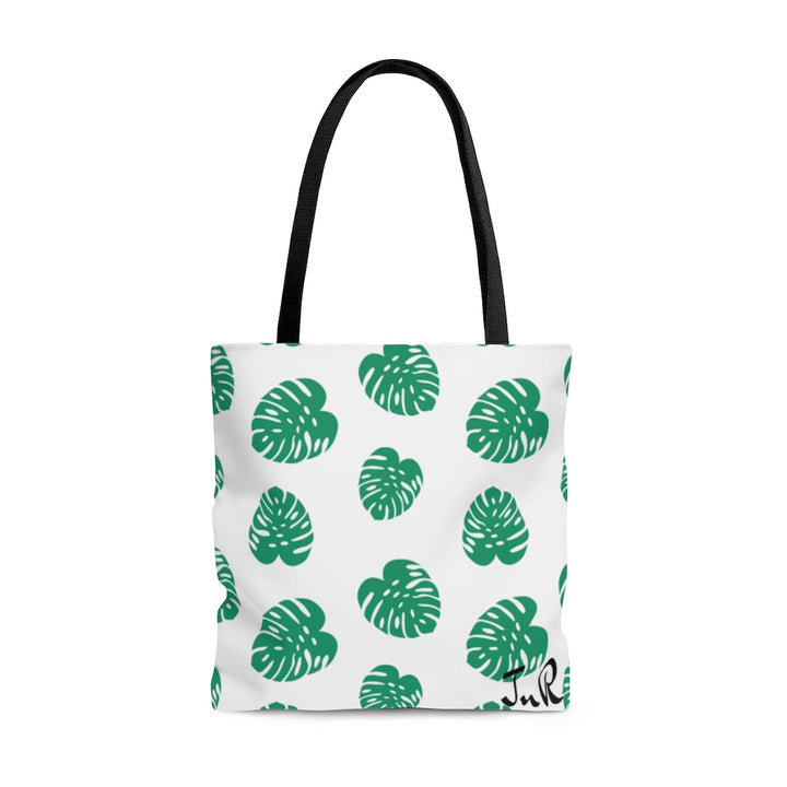 Bags-Green Leaves Tote Bag-Large-Jack N Roy