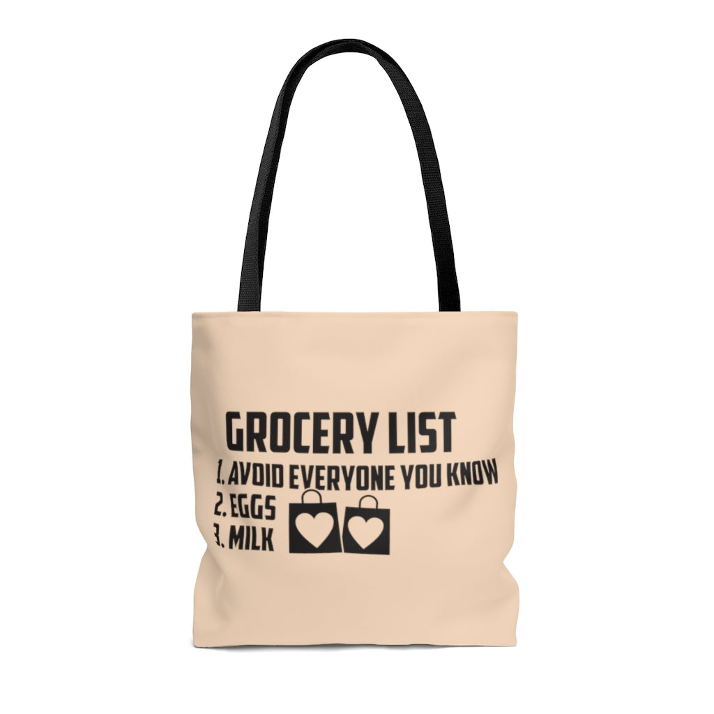 Bags-Grocery List Tote Bag-Jack N Roy