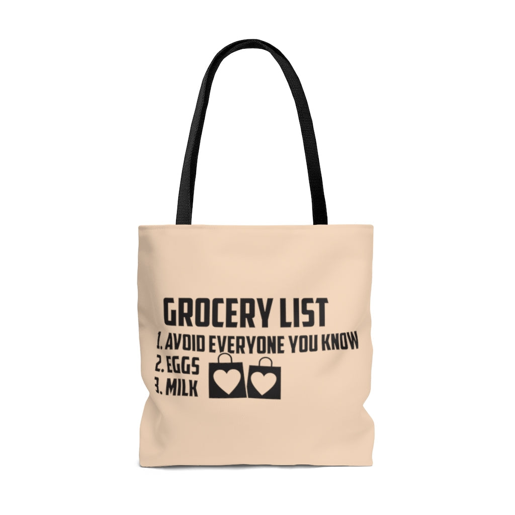 Bags-Grocery List Tote Bag-Jack N Roy