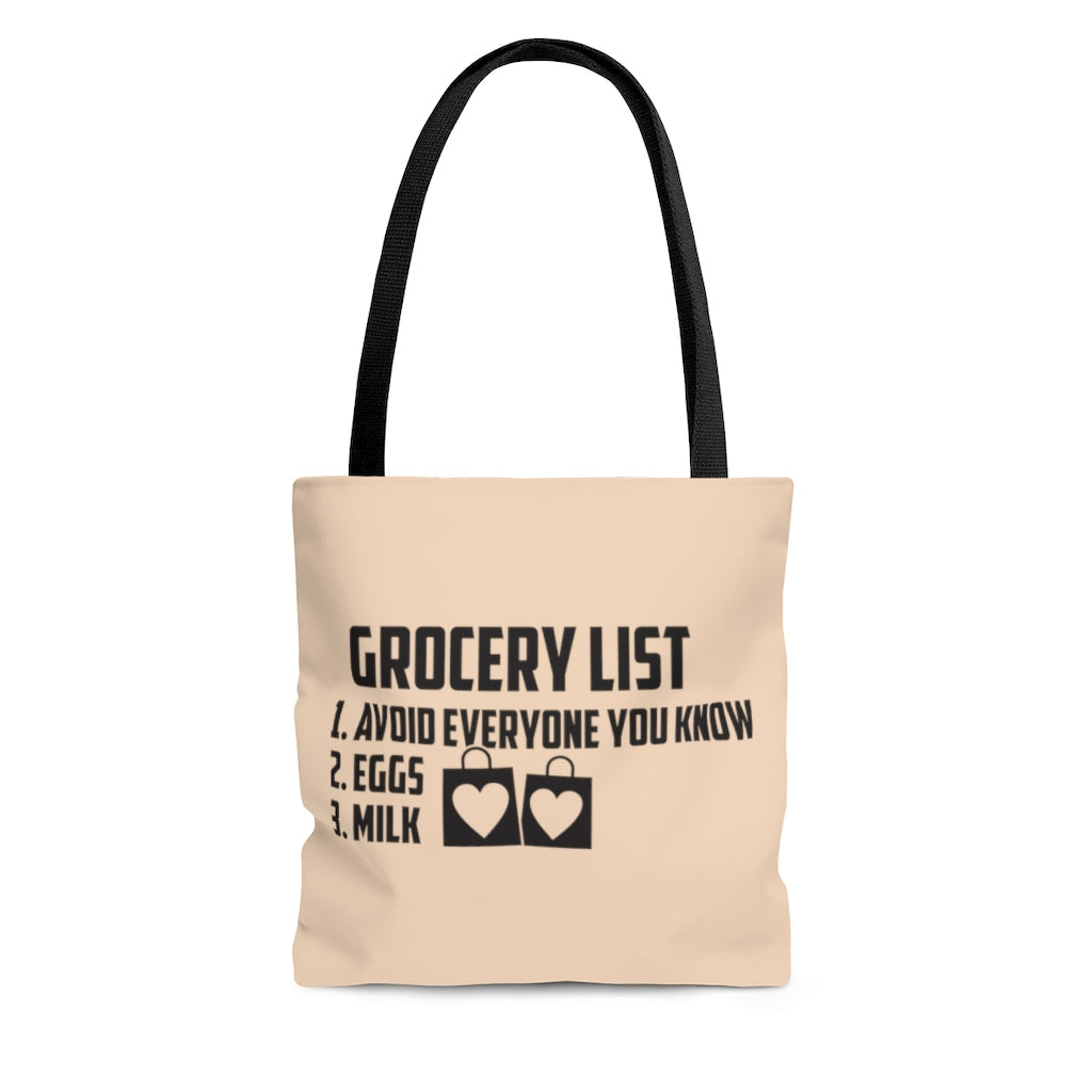Bags-Grocery List Tote Bag-Small-Jack N Roy