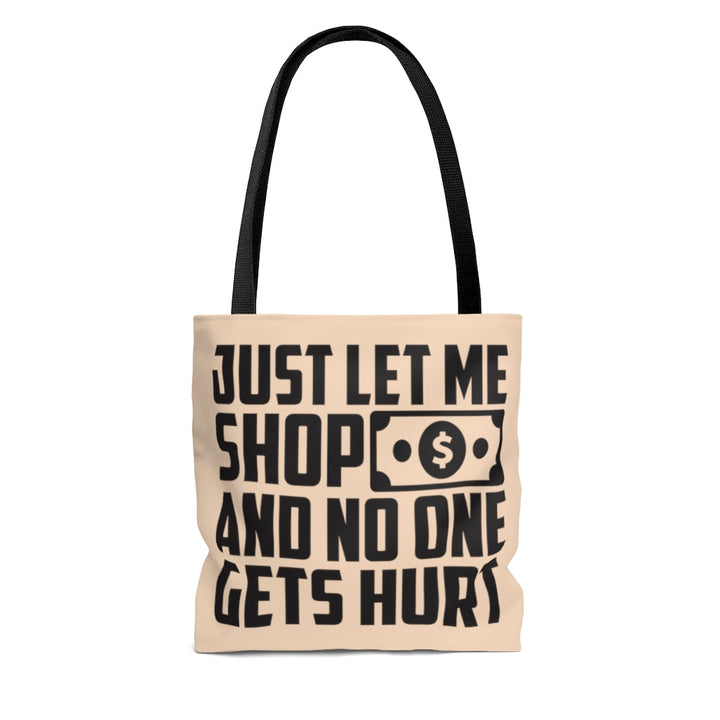 Bags-Just Let Me Shop Tote Bag-Jack N Roy