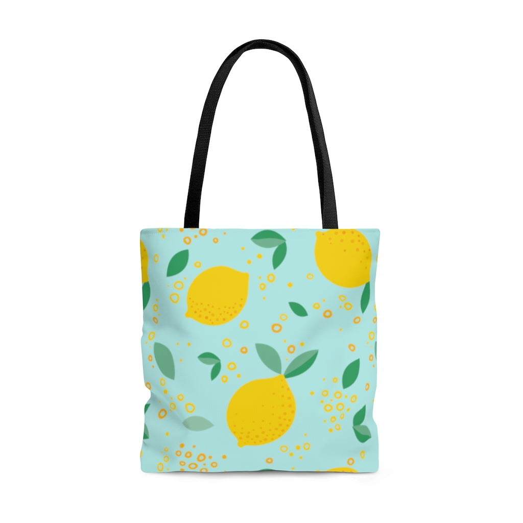 Bags-Lemons Tote Bag-Large-Printify
