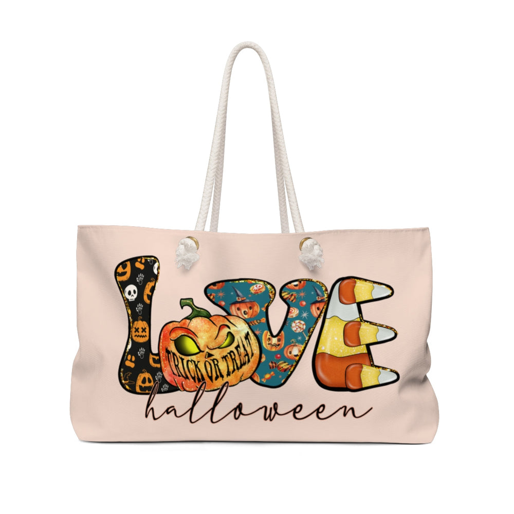 Bags-Love Halloween Weekender Bag-24" × 13"-Jack N Roy