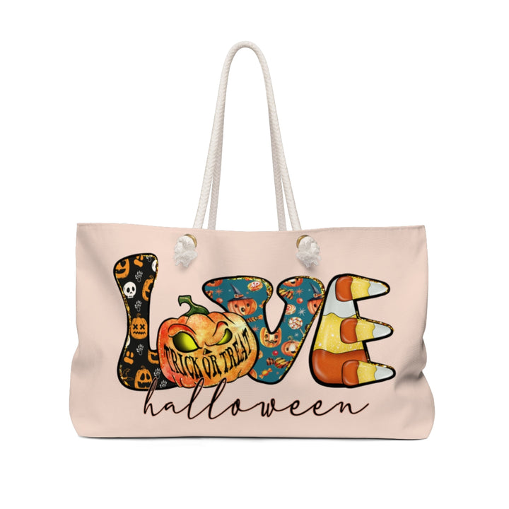 Bags-Love Halloween Weekender Bag-24" × 13"-Jack N Roy
