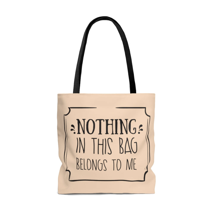 Bags-Nothing In This Bag Tote Bag-Jack N Roy