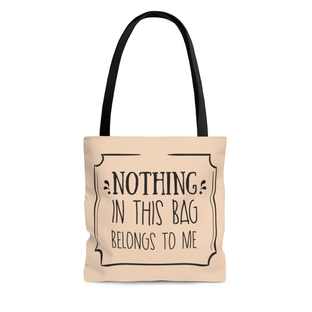 Bags-Nothing In This Bag Tote Bag-Small-Jack N Roy