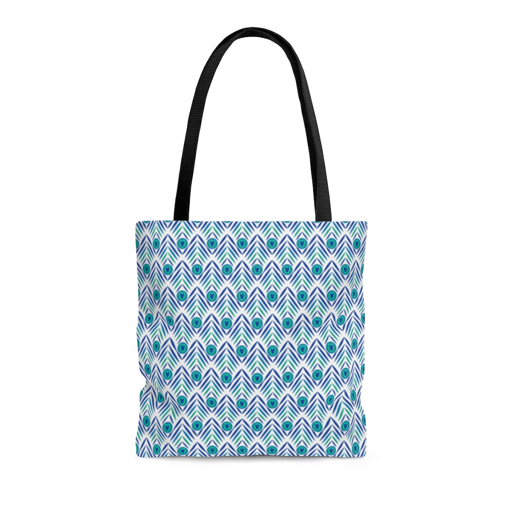 Bags-Peacock Tote Bag-Medium-Printify