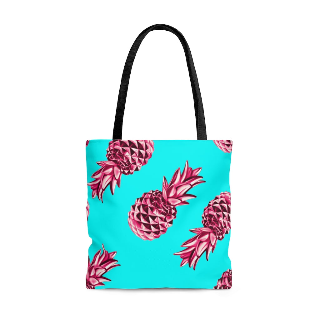 Bags-Ruby Pineapples Tote Bag-Large-Printify