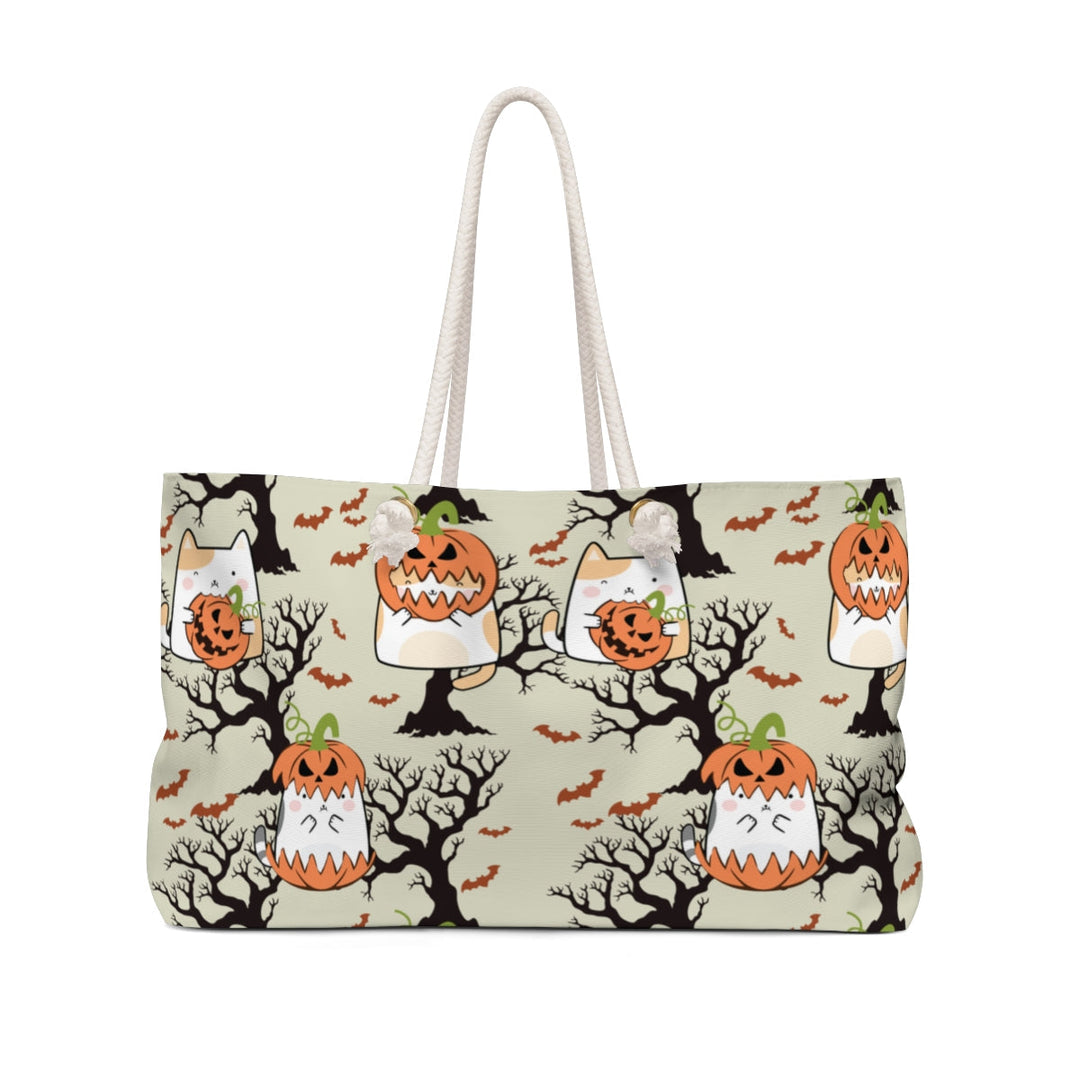 Bags-Scary Pumpkins Weekender Bag-24" × 13"-Jack N Roy