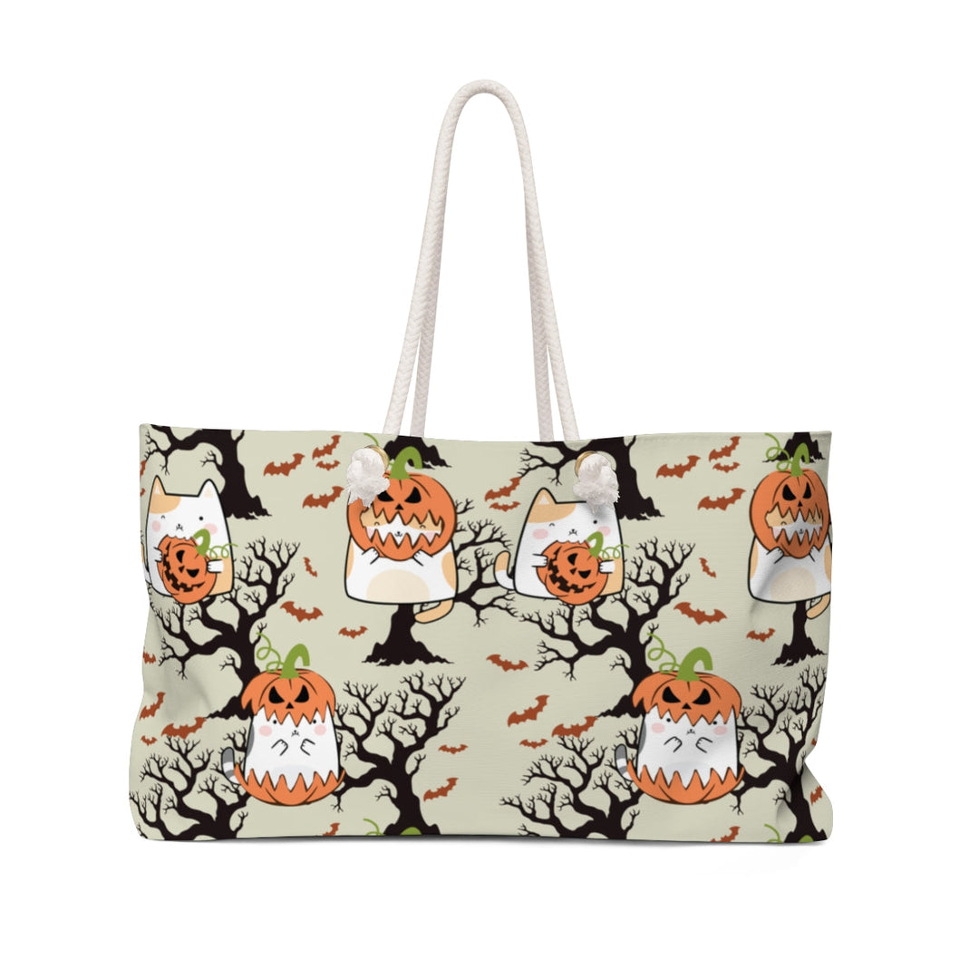 Bags-Scary Pumpkins Weekender Bag-24" × 13"-Jack N Roy