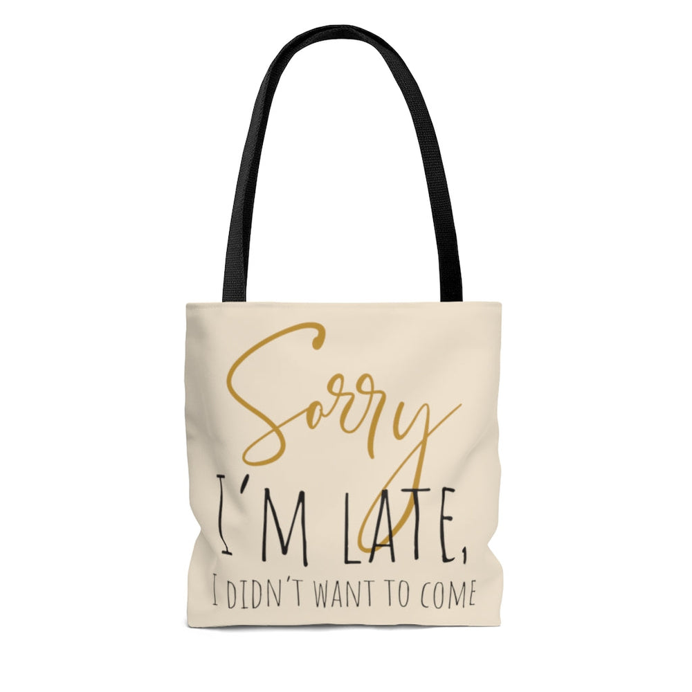 Bags-Sorry I'm Late Tote Bag-Jack N Roy