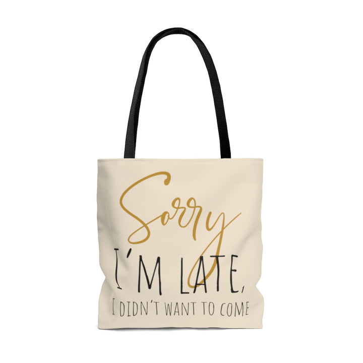 Bags-Sorry I'm Late Tote Bag-Jack N Roy