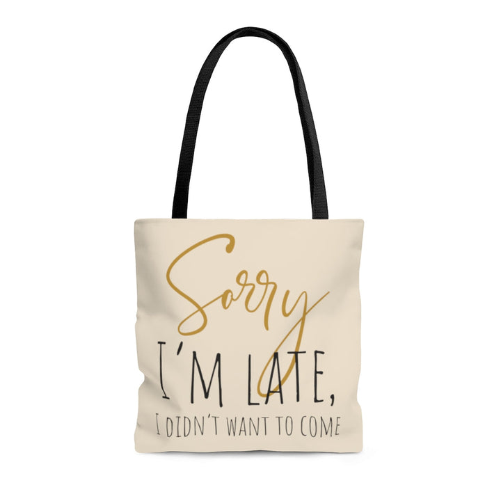 Bags-Sorry I'm Late Tote Bag-Medium-Jack N Roy