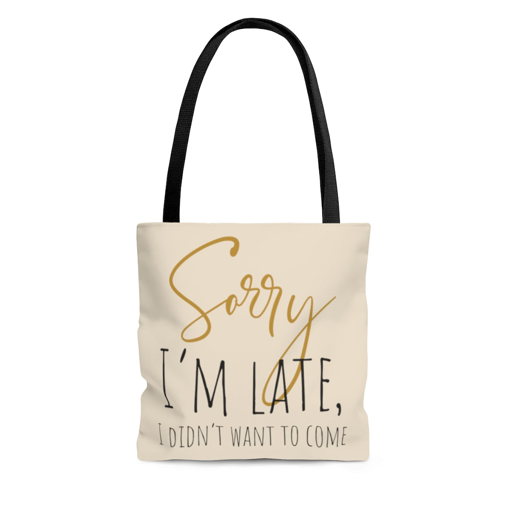 Bags-Sorry I'm Late Tote Bag-Small-Jack N Roy