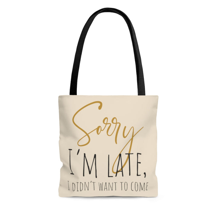 Bags-Sorry I'm Late Tote Bag-Small-Jack N Roy