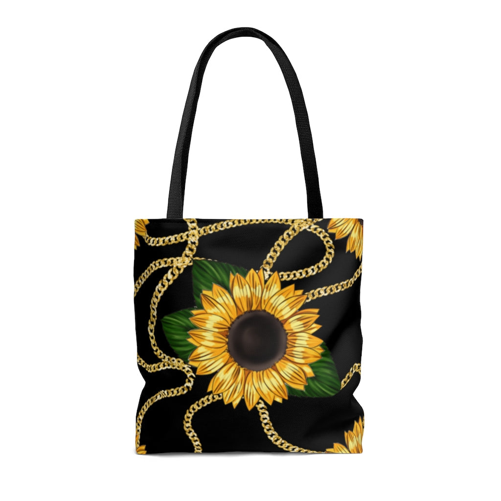 Bags-Sunflower Tote Bag-Printify