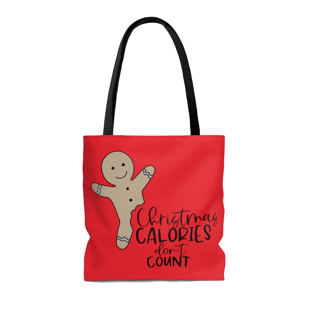 Bags-X-Mas Calories Don't Count Tote Bag-Jack N Roy