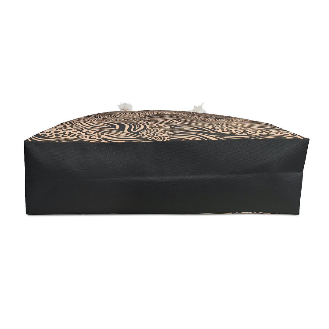 Bags-Zebra Brown Weekender Bag-24" × 13"-Printify