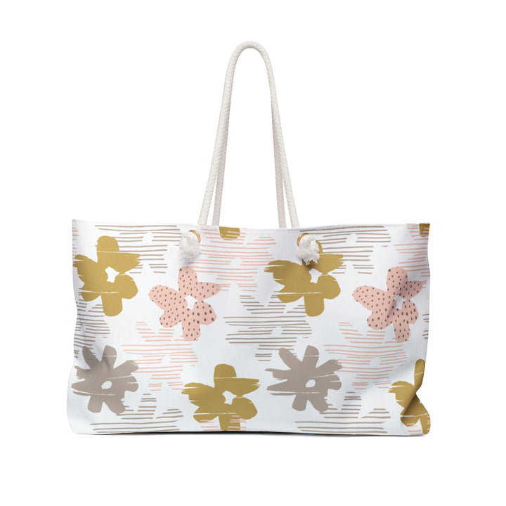Bags-Flowers Weekender Bag-24" × 13"-Printify