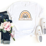 T-Shirt-60 & Fabulous Rainbow T-Shirt-S-White-Jack N Roy